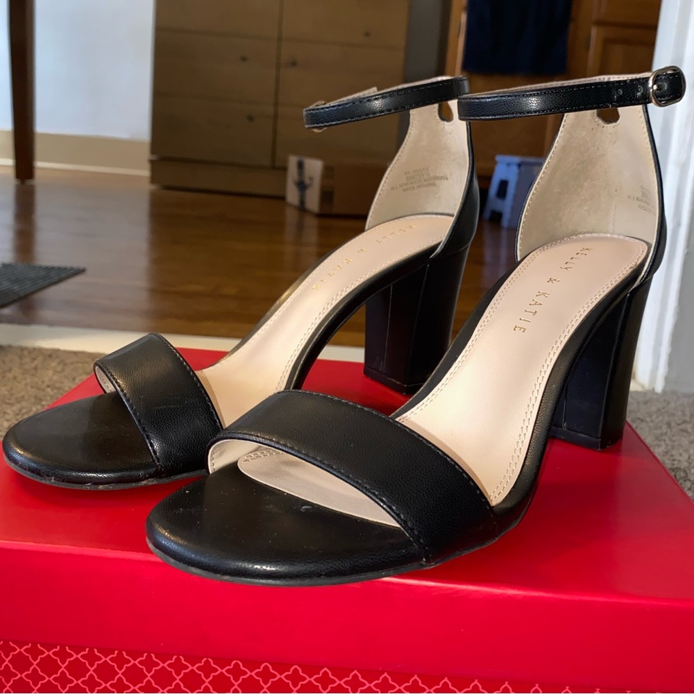Kelly & Katie Black Heels